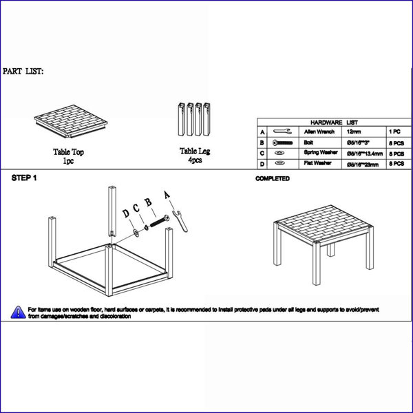 Dimensions du produit
