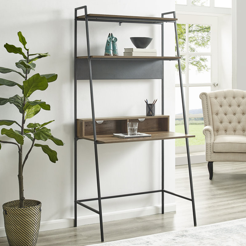 Little Italy Ladder Desk, Rustic Oak