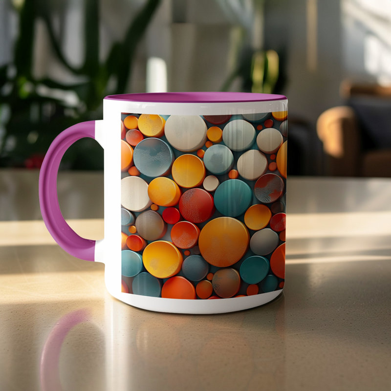 Ceramic Coffee Mug, Purple