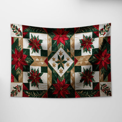 Tapisserie murale Christmas Christmas Quilts
