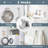 5-Piece Bathroom Hardware Set - SUS304 Stainless Steel Towel Bar, Holder Racks & Accessories, Wall Mounted With Modern Design, Durable & Rust-Resistant-116176449