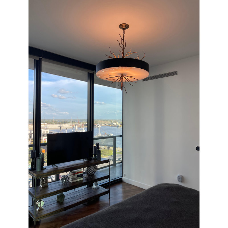 Janciel 12 - Light Drum Chandelier