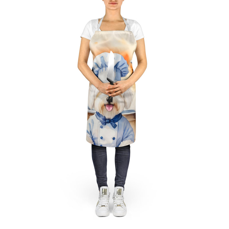 No Pattern Bib Apron