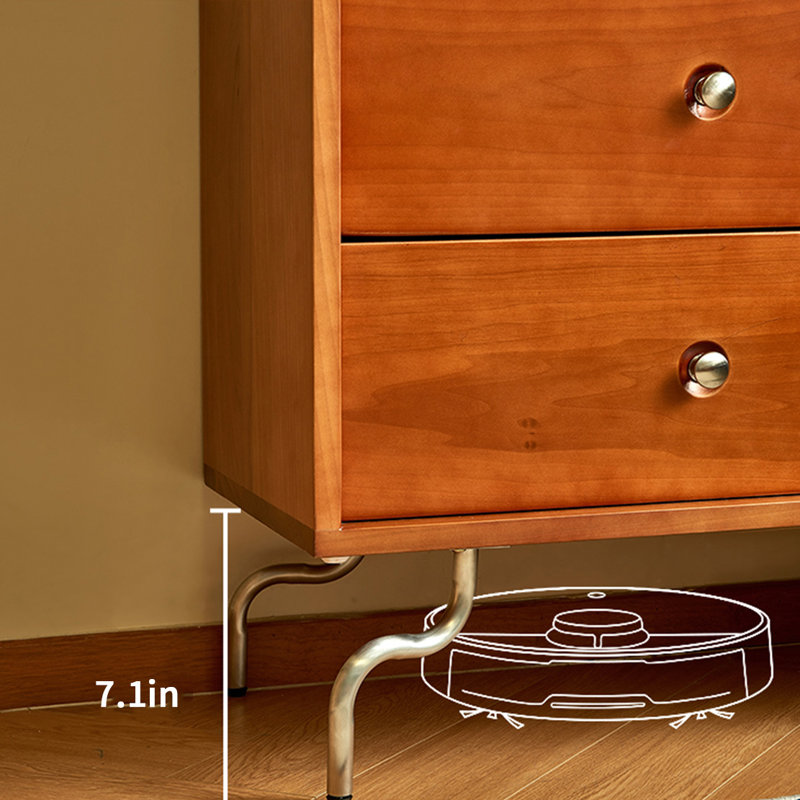 Commode d'appoint Elegant Light Luxury, Brun