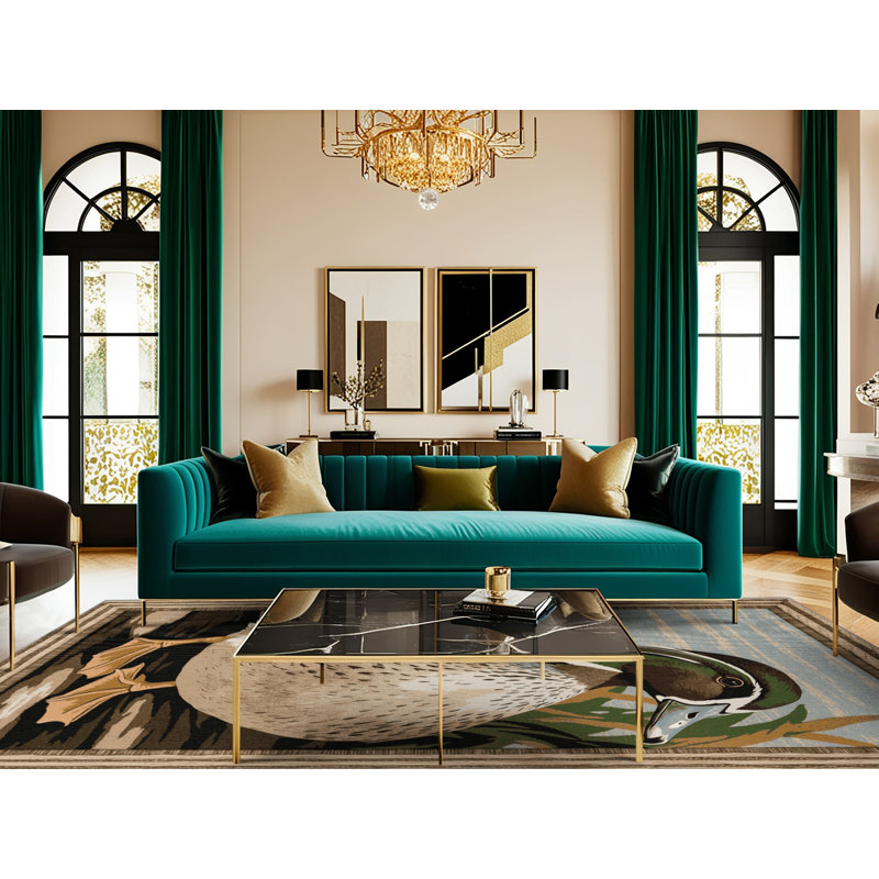 Tapis lavable American Wigeon Birds, Tapis de couloir 2 pi x 4 pi