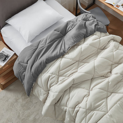 Édredon réversible pour lit simple TG