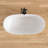 Forma 55'' Freestanding Tub Solid Surface Freestanding Deep Soaking Bathtub