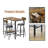 2 - Person Four Leg Dining Set