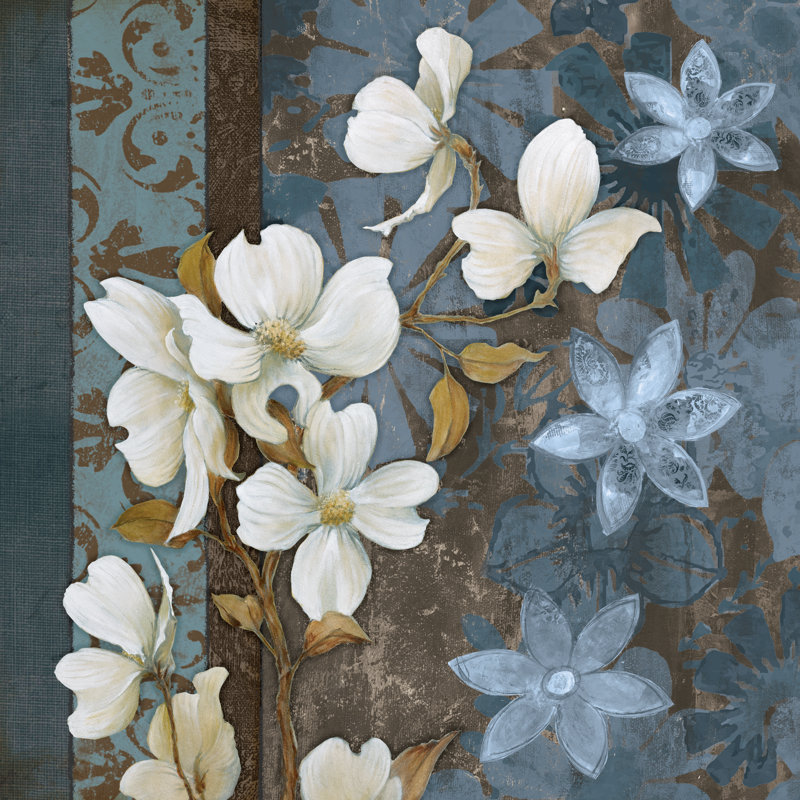 Floral - Wrapped Canvas Painting, 30cm H x 30cm W