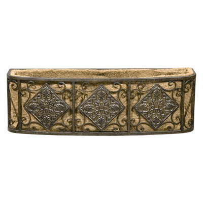 Caimen Handmade Metal Railing Planter