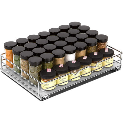 Pull Out Cabinet Organizer for Spices, Cans - Heavy Duty