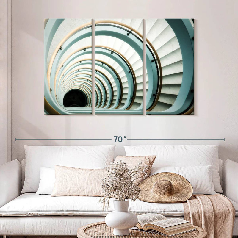 Lilie Long Staircase, 32" H x 50" W