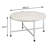 White Oak And Round Coffee Table - Industrial Interior Shown