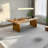 Modern Burlywood Rectangular Solid Wood Dining Tables-882737339