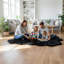 Tapis noir en peau de mouton Bershire-70493700