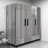 80 in. Three Door Commercial Reach In Refrigerator 72 cu. ft. (RIR-3D-SS)