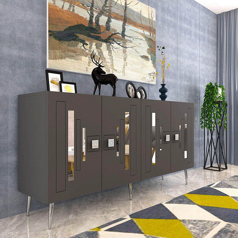 Console, Anthracite / Argenté