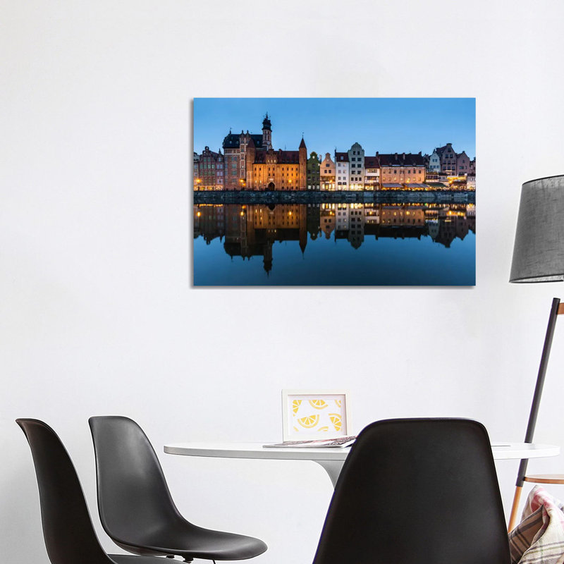 Poland, Gdansk, Motlawa River, Old Town by Mikolaj Gospodarek - Wrapped Canvas Print, 101.6 cm H x 66.04 cm W x 3.175 cm D