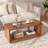 Rectangular Coffee Table With Storage For Living Room, Small Spaces-708848781