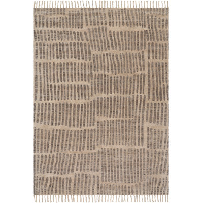 Carmeon Hamilton Arlo Bohemian Striped Hand Woven Rug