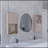 Oba 2-Pc Wall-Mounted Bathroom Medicine Cabinet With Open And Closed Storage-1411291751