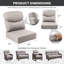 Coussins de siège Allo Luxury Smile 24 x 24 x 6, coussin de siège profond en oléfine résistant à l'eau-212558738-212558761