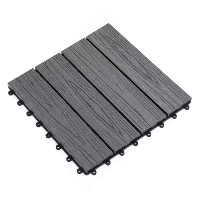 Outsunny Interlocking Deck Tiles