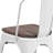 Kewaunee Metal Stackable Chair with Wood Seat-1921678926