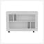Chariot-console de 37,4 po de largeur avec six tablettes, roulettes, table de vestibule, table d'appoint et table de salon Joge-1511055215