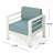 Caggiano Aluminum Outdoor Lounge Chair-100484351