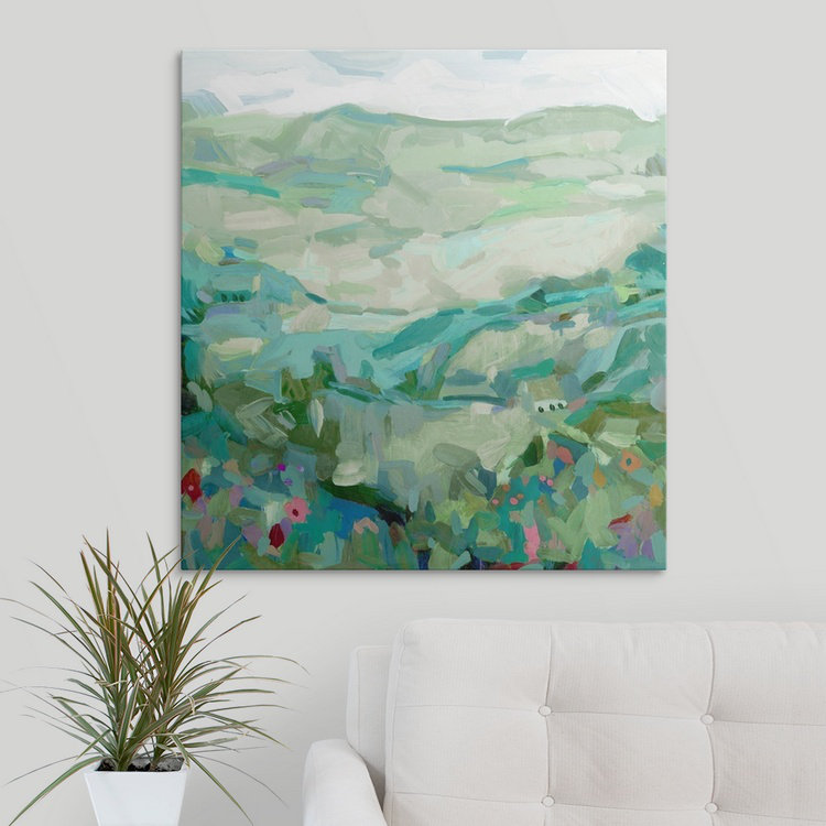 Ezmae «Wild», reproduction d'art, H 20 po x l 19 po x P 1,5 po, Toile