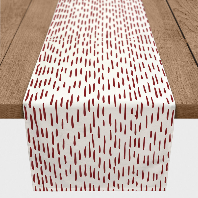 Sloten Table Runner, 90" x 16", Red