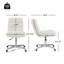 Chaise de bureau pivotante avec roulettes Paynesville-1100861264-1150700075