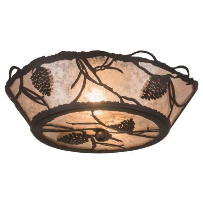 2 - Light Semi Flush Mount