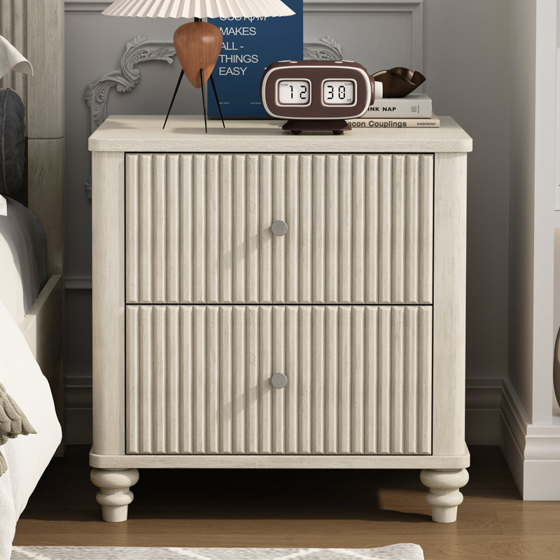 Ensemble de chambre à coucher 3 pièces avec lit et 2 tables de chevet