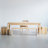 Burlywood Rectangular Solid Wood Dining Table-108933795