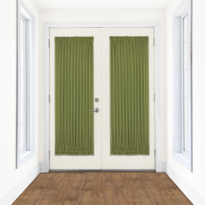 Panneau de rideau simple Lamesa, L 54 po x L 72 po, Vert