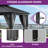 12' X 10' Aluminum Hardtop Gazebo – Double Roof Design with Weather-Resistant Canopy, Gray Curtains-111912065