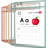 Scribbledo Boho Color Dry Erase Pockets, 6 Pack Reusable Dry Erase Sleeves With Marker 