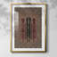 Vintage Abstract Print C -Framed Print-1605833481