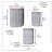 Randolph Vertically Ribbed Drum Planters