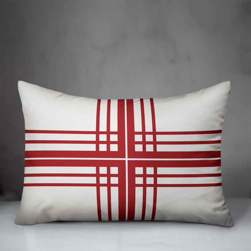  Coussin lombaire intérieur / extérieur Stripes, Housse de coussin seulement - sans coussin