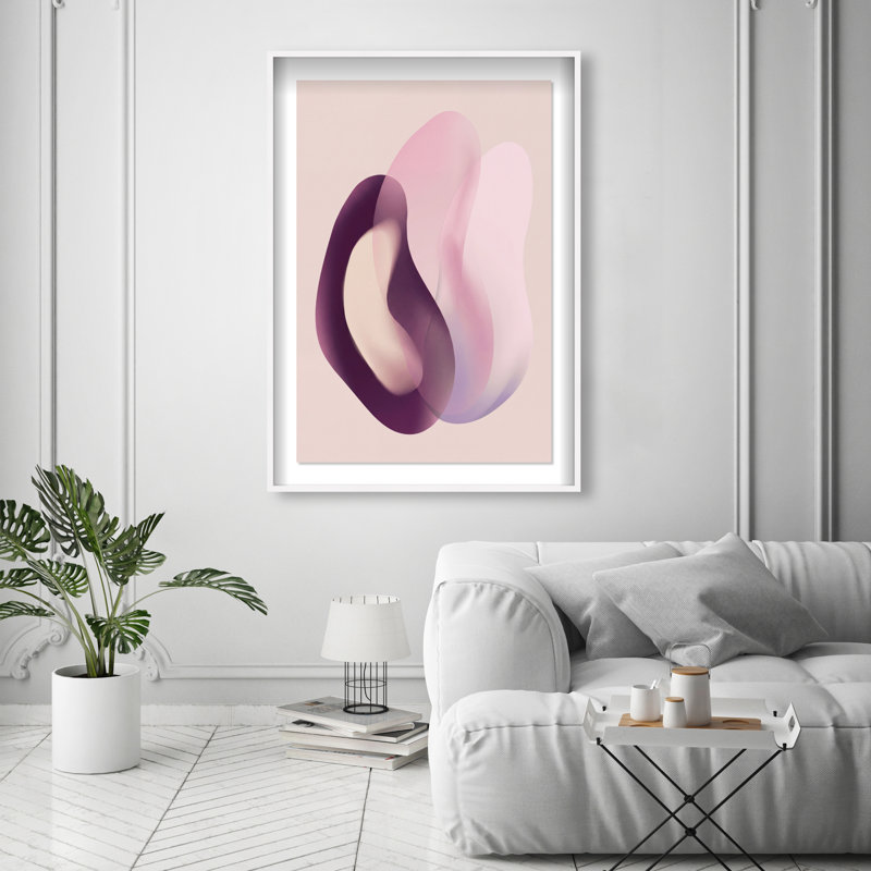 Soft Love Print by Oliver Gal, 31.5"H x 21.5"W, White Shadowbox
