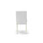 L'ensemble de table de cuisine 3 pièces comprend une table de salle à manger rectangulaire avec Dropleaf et 2 chaises Parsons en similicuir blanc, lin blanc-1439909366-1440201862-1365608949