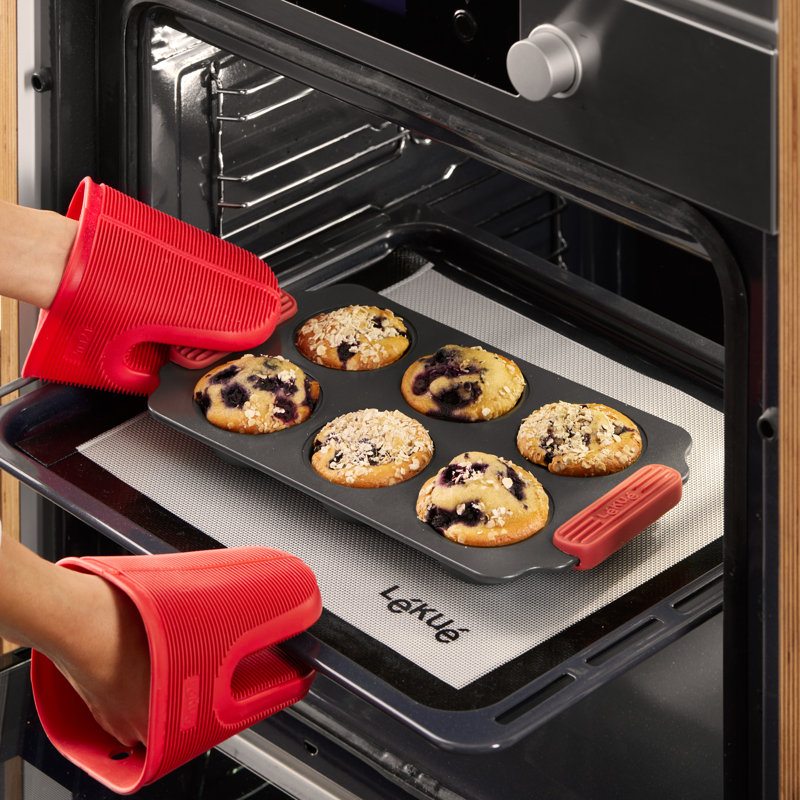 Moule à muffins Lékué, 6 tasses
