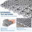 50-Pack Modular Interlocking PVC Floor Tiles 12" x 12" | Non-Slip Workshop Drainage Mat for Garage, Garden, Kitchen, Deck, Pool & Outdoor Areas-133215779