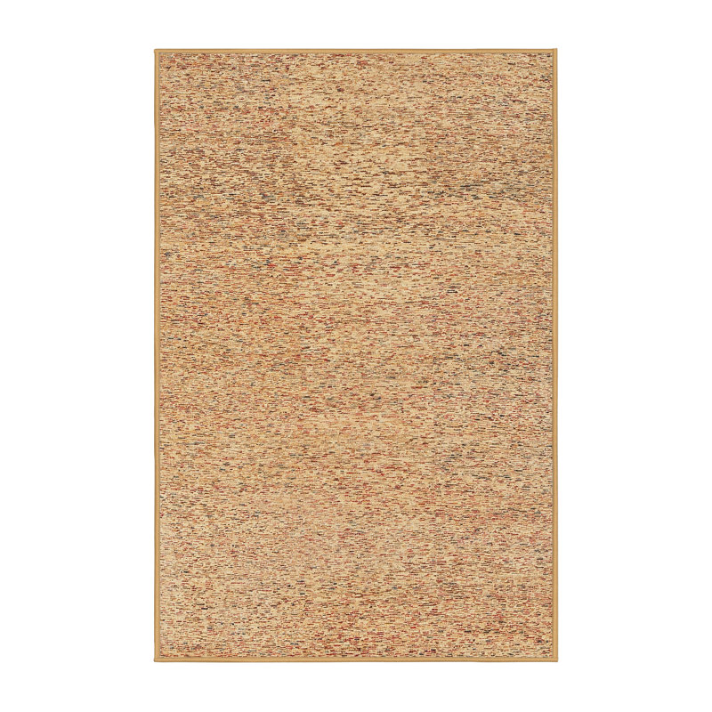 Tapis contemporain brun clair, Rectangle 3 pi x 5 pi
