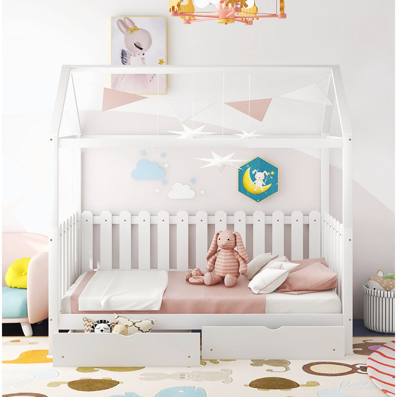 Lit plateforme 70,13 po Osnabrock, Blanc