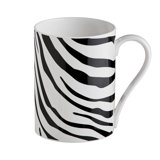 Mug Cup ZEBRAGE in Luxury Box diam. 2.5in, H 3.3in, cap. 12.5 oz