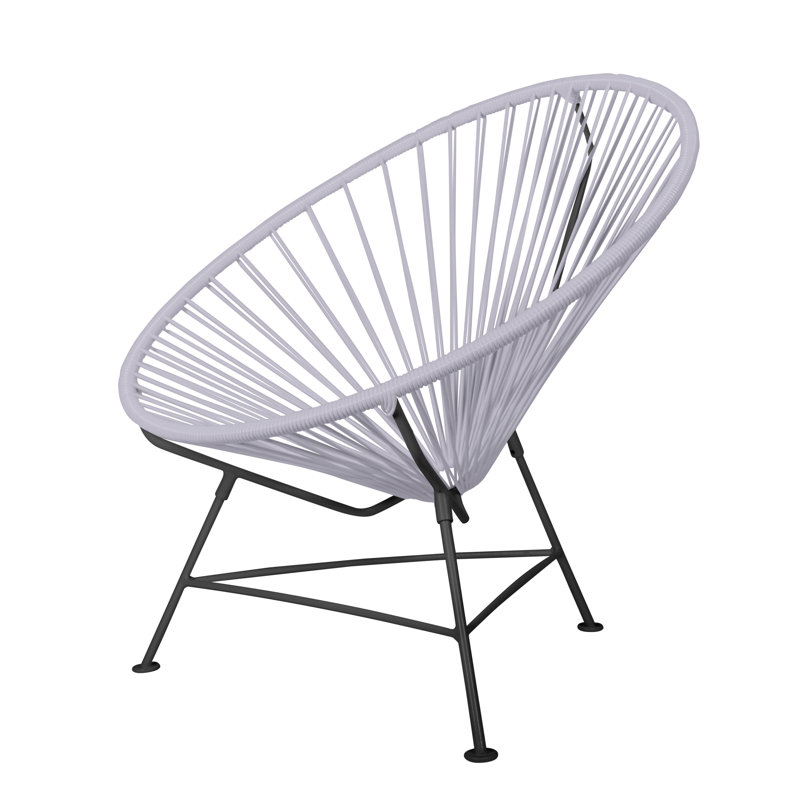 Innit Indoor Handmade Lounge Chair, Clear/Black